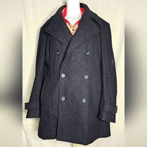 Jos. A. Bank Black Pea Coat